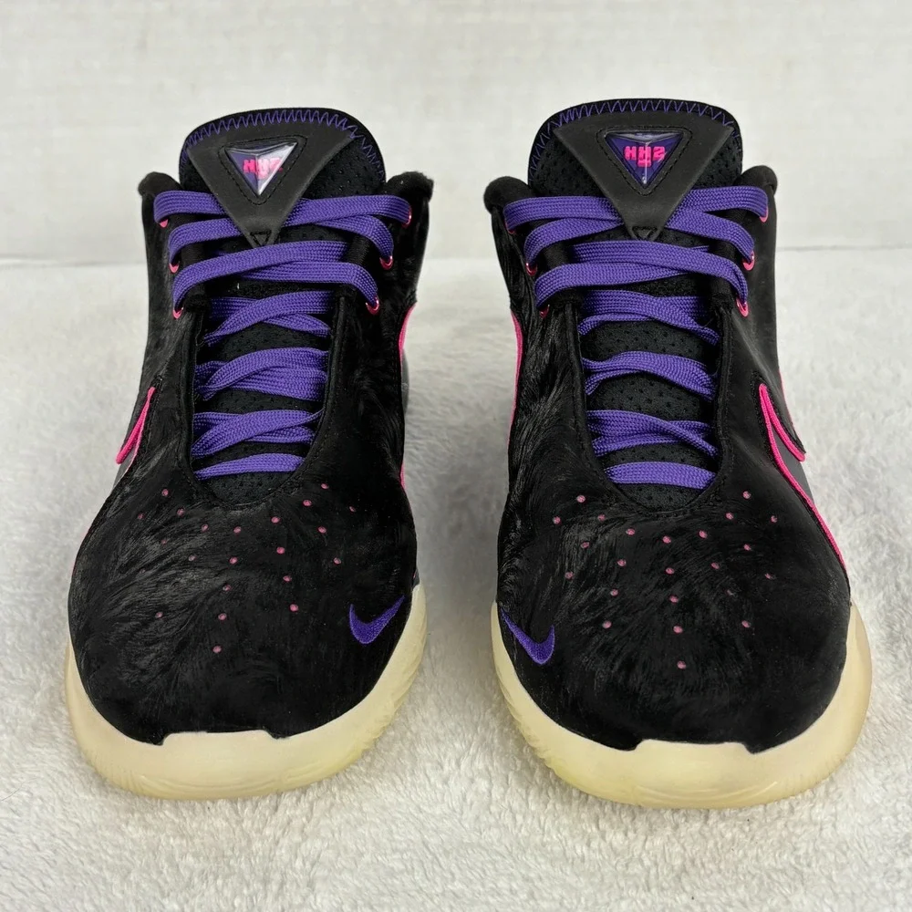 Nike LeBron 22 Blacklight Men's 6 FZ1094-001 Black‎ Pink Glow Basketball Shoes